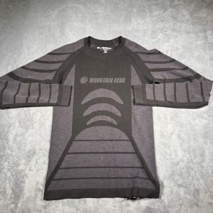 Mountain Gear Trekking Merino Wool Blend Gorpcore Base Layer Top Men's‎ Medium
